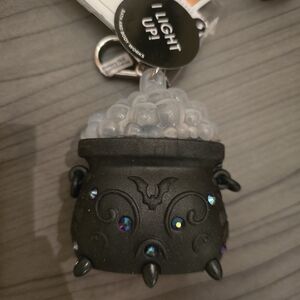 Black Cauldron Keychain with Light-Up Feature